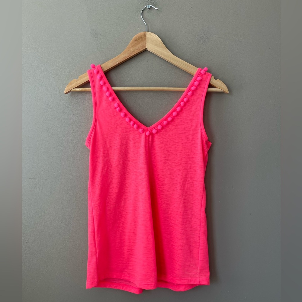 Lilly Pulitzer Bright Pink Tank Top - Picture 2 of 6